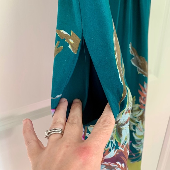 Anthroplogie Maeve Impressionists Dream Silk Dress - Picture 4 of 15